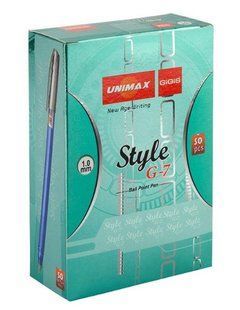 Ручка кулькова Unimax UX-103-02 Style G7-3, 1,0мм, синя (50) 131460 фото