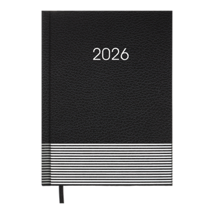 Щоденник датований BM.2107-01 2026 PARALLEL, A5, 288 стр., чорний 01249283 фото