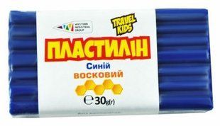 Пластилін Гамма.ua восковий Travel kids синій, 30г 333105 (12) 01191213 фото