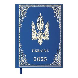 Щоденник датований BM.2128-14 2025 UKRAINE, A5, 336 стр. блакитний 01114300 фото