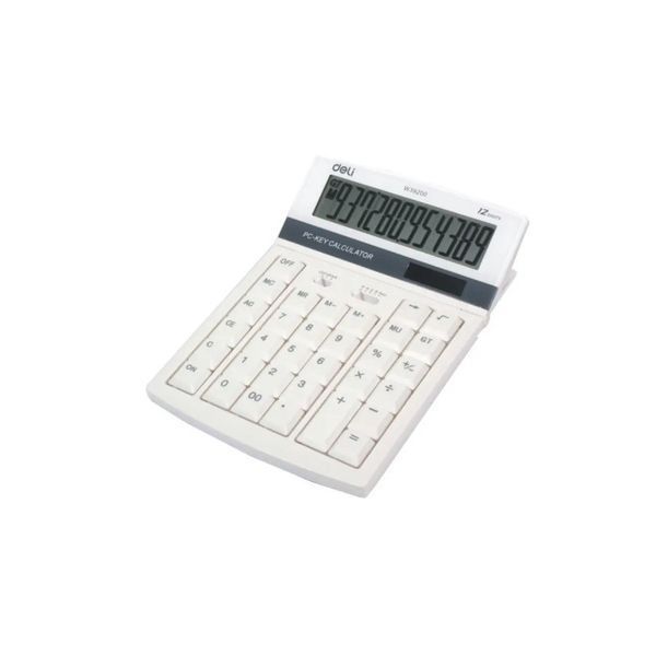 Кальк-р бухг. Deli 39200Е мiкс 12 разряд, 202х142х27 пл корп, комп клав, запомiн 4 кн 01238234 фото