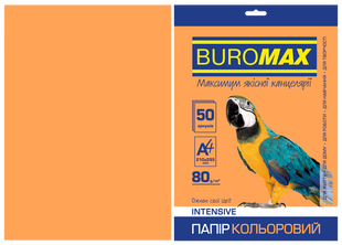 Папір ксероксний кольоровий BM.2721350-11 А4/80 гр. Intensiv, Помаранчевий, 50 арк. 01159892 фото