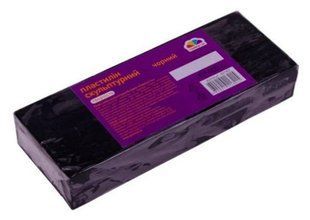 Пластилін Гамма.ua Скульптурний чорний 400 гр.Творчість 401302 (6) 01199681 фото