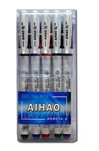 Ручки в наборі AIHAO 801 A-5 (24/288) гель 113416 фото