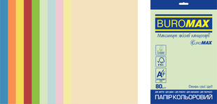 Папір ксероксний кольоровий BM.27216250E-99 А4/80 гр. Super Mix, 10*25/250 арк. 01214693 фото