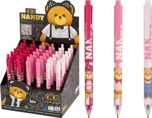 Ручка кулькова ZB.2116 автоматична, Bear Pink, 0,7 мм, синя (36) 01257092 фото