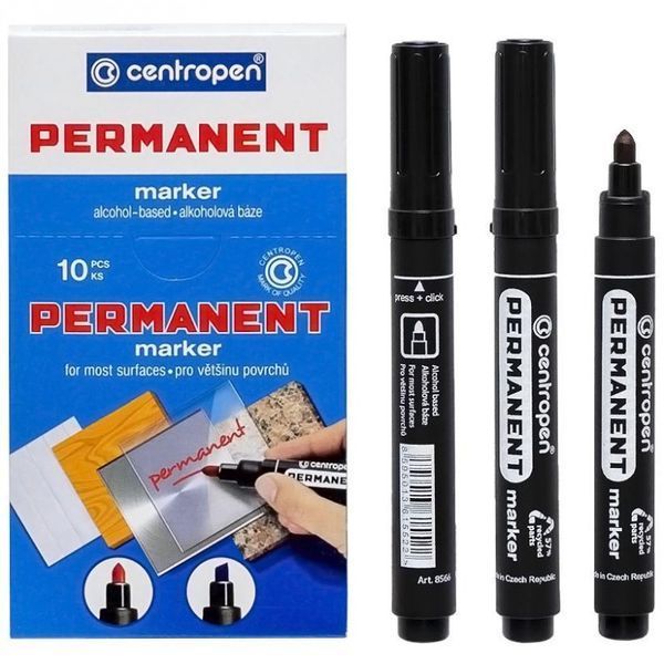 Маркер Centropen 8566 2,5 мм круглий (10/100) 569349-5 фото