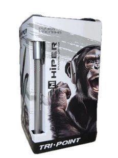 Ручка масляна Hiper Tri-Point HO-300 0,7 мм чорна (50) 01259849 фото