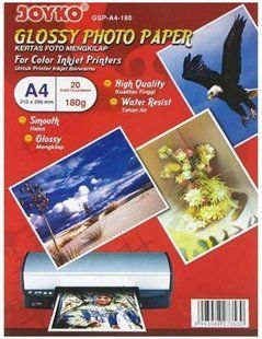 Фотопапір GSP-A4-180 для кольорових принтерів (20 арк.) (50) 012050 фото