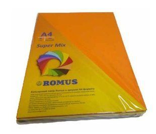 Папір кольоровий А4/80/250 R Super Mix Ромус 10 кол. (R50959) 01177629 фото