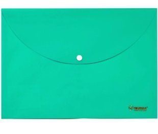Папка з кнопкою А4 NORMA 5102-04 "Pastel" зелена 160 мкн (03035134) (12) 01173791 фото