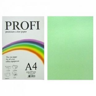 Папір кольоровий PROFI А4/120г Light Green №190 573543 фото