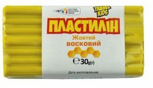 Пластилін Гамма.ua восковий Travel kids жовтий, 30г 333107 (12) 01191138 фото